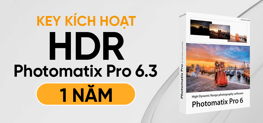 HDR Photomatix Pro 6.3 - Key kích hoạt vĩnh viễn